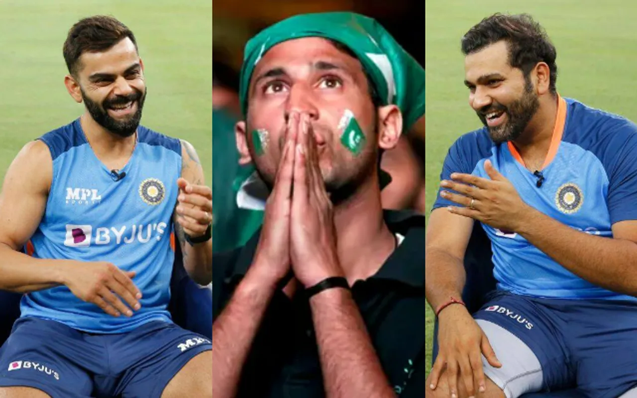 Pakistan fans and team India