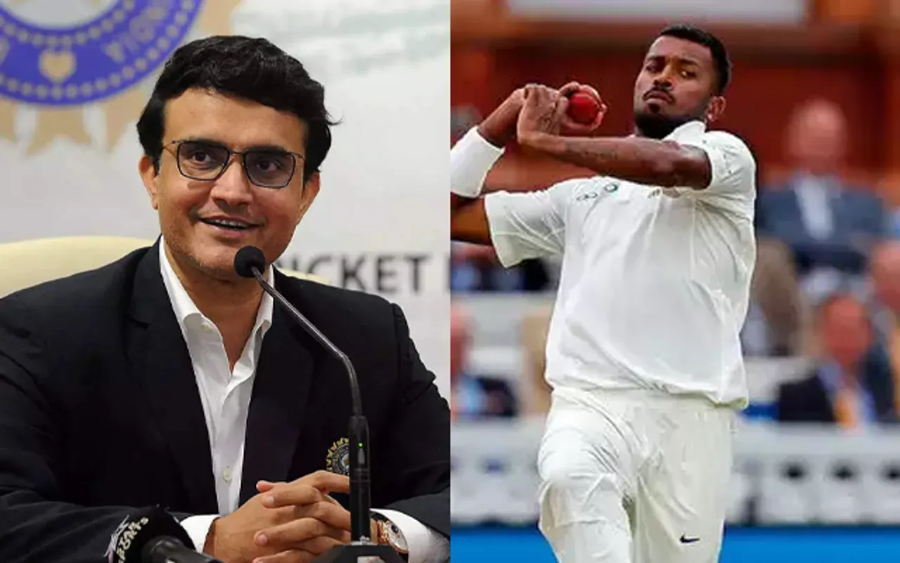 Sourav Ganguly & Hardik Pandya