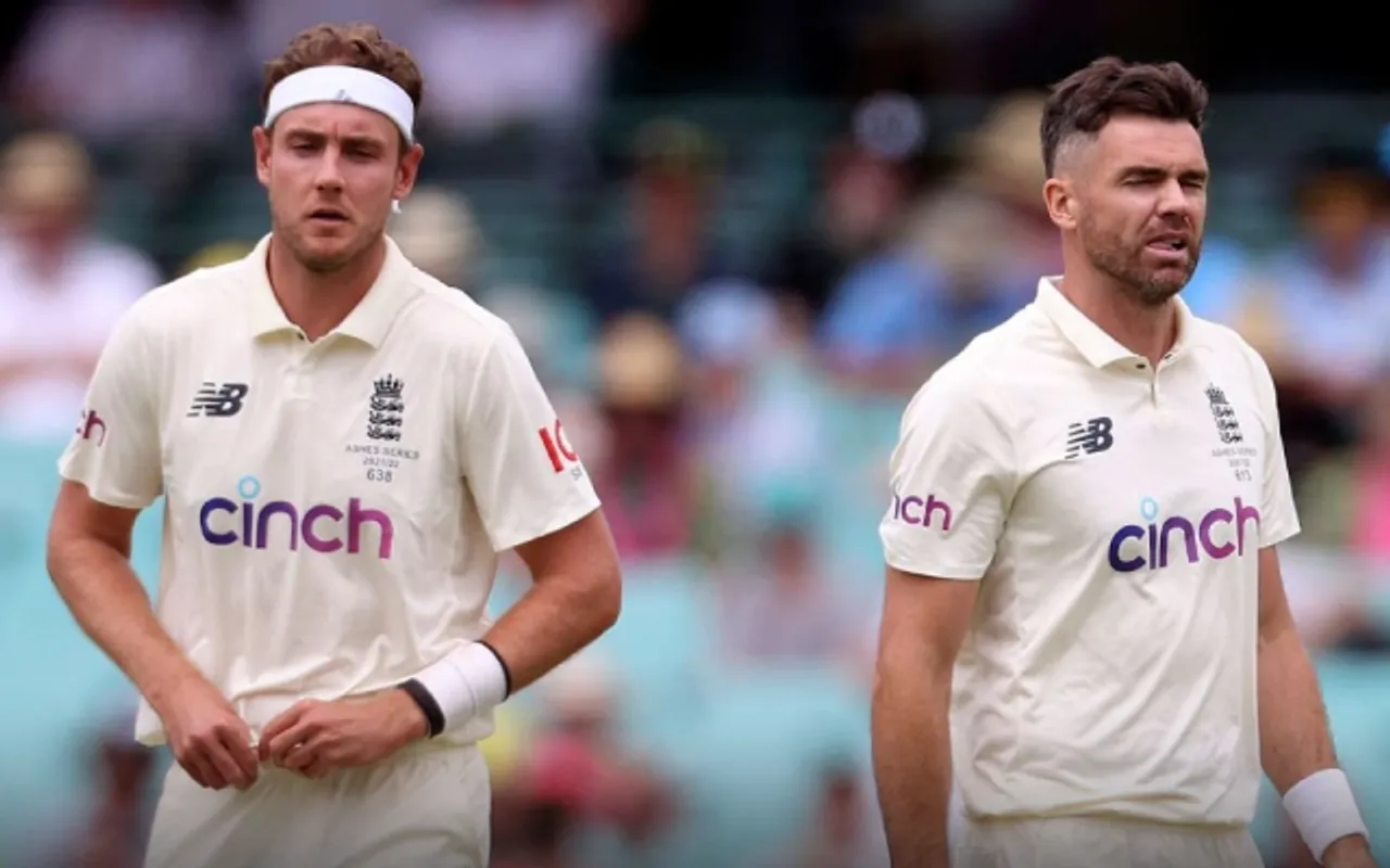 James Anderson and Stuart Broad