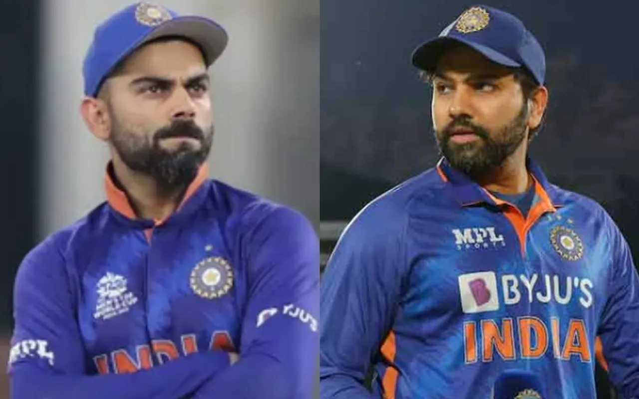Virat Kohli and Rohit Sharma for India