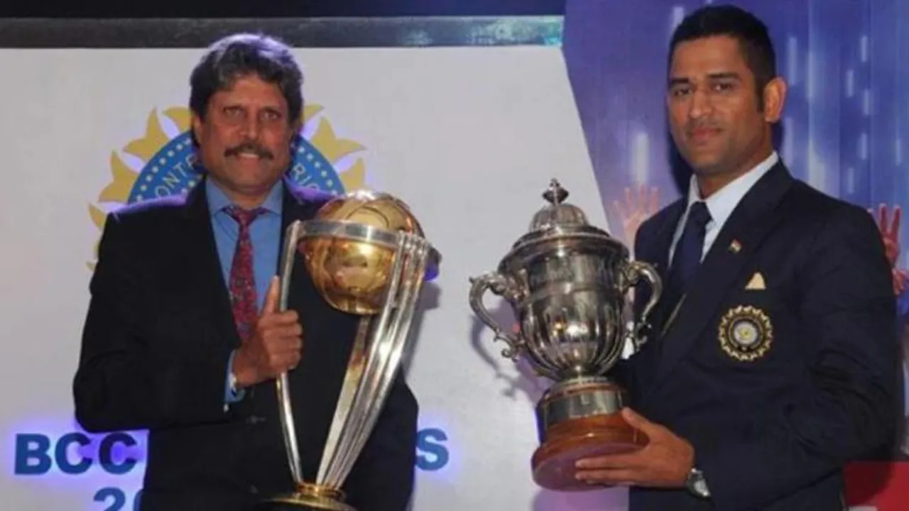 Kapil Dev and MS Dhoni