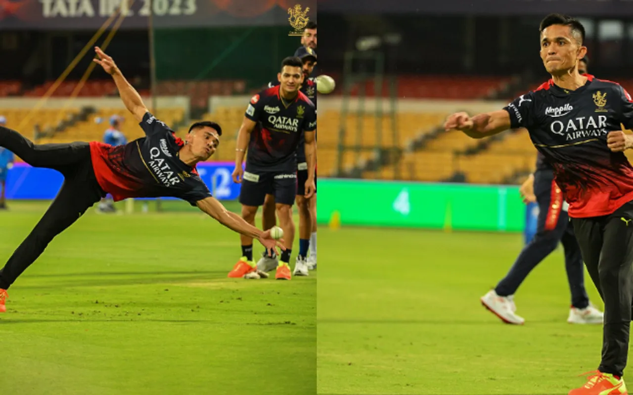 Virat Kohli and Sunil Chhetri