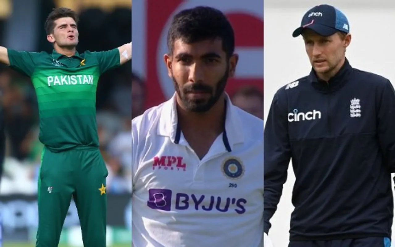 Shaheen Afridi, Jasprit Bumrah, Joe Root