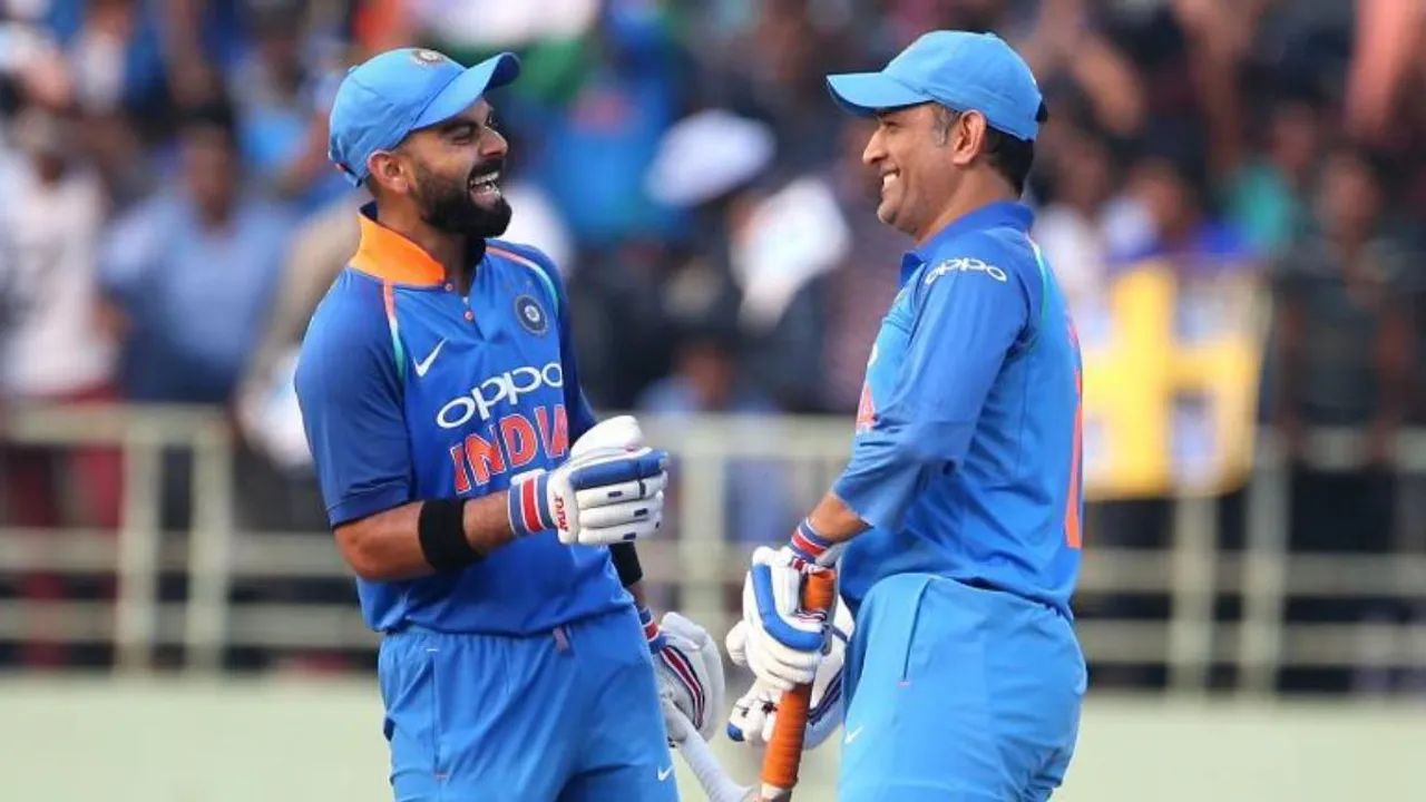 MS Dhoni and Virat Kohli