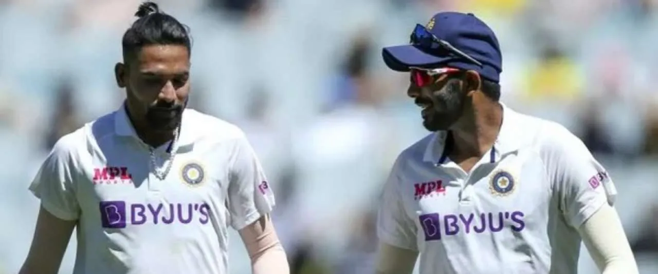 Mohammed Siraj and Jasprit Bumrah