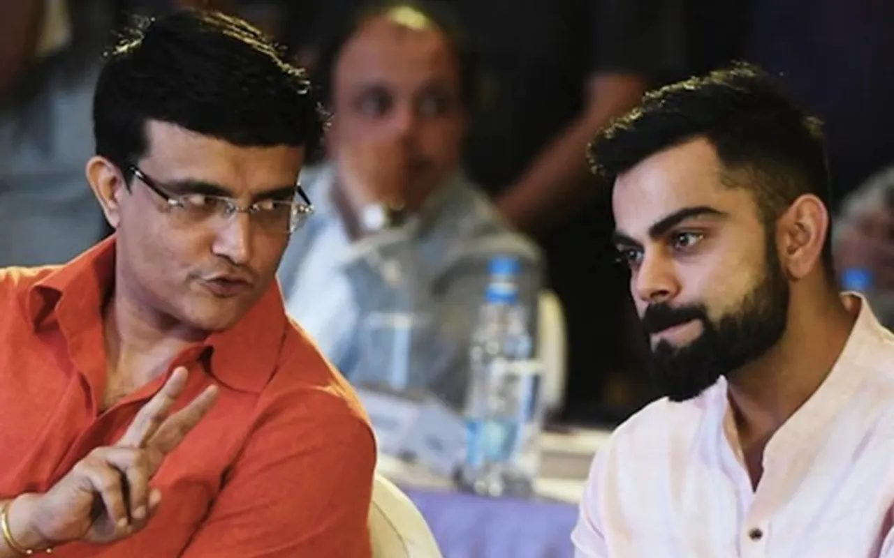 Sourav Ganguly Virat Kohli