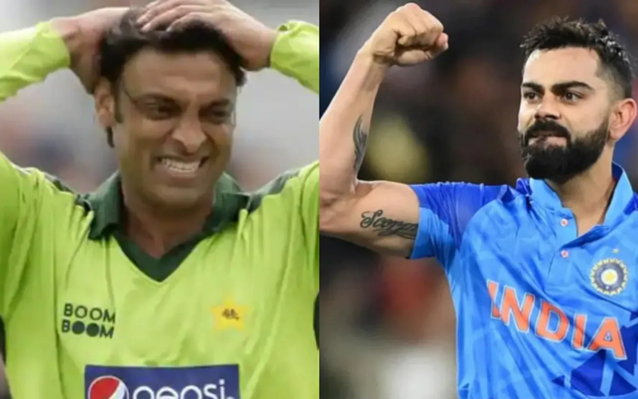 Shoaib Akhtar and Virat Kohli
