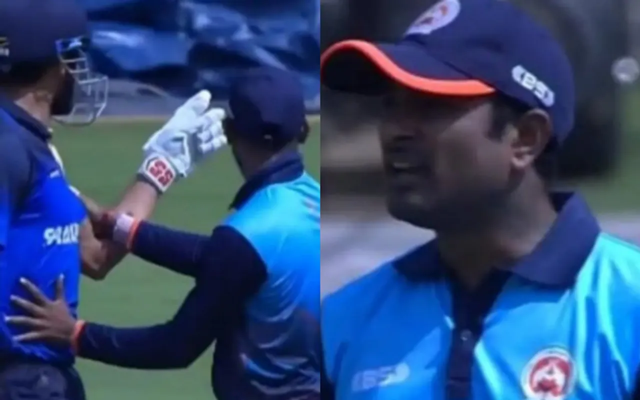 Ambati Rayudu and Sheldon Jackson in SMAT 2022