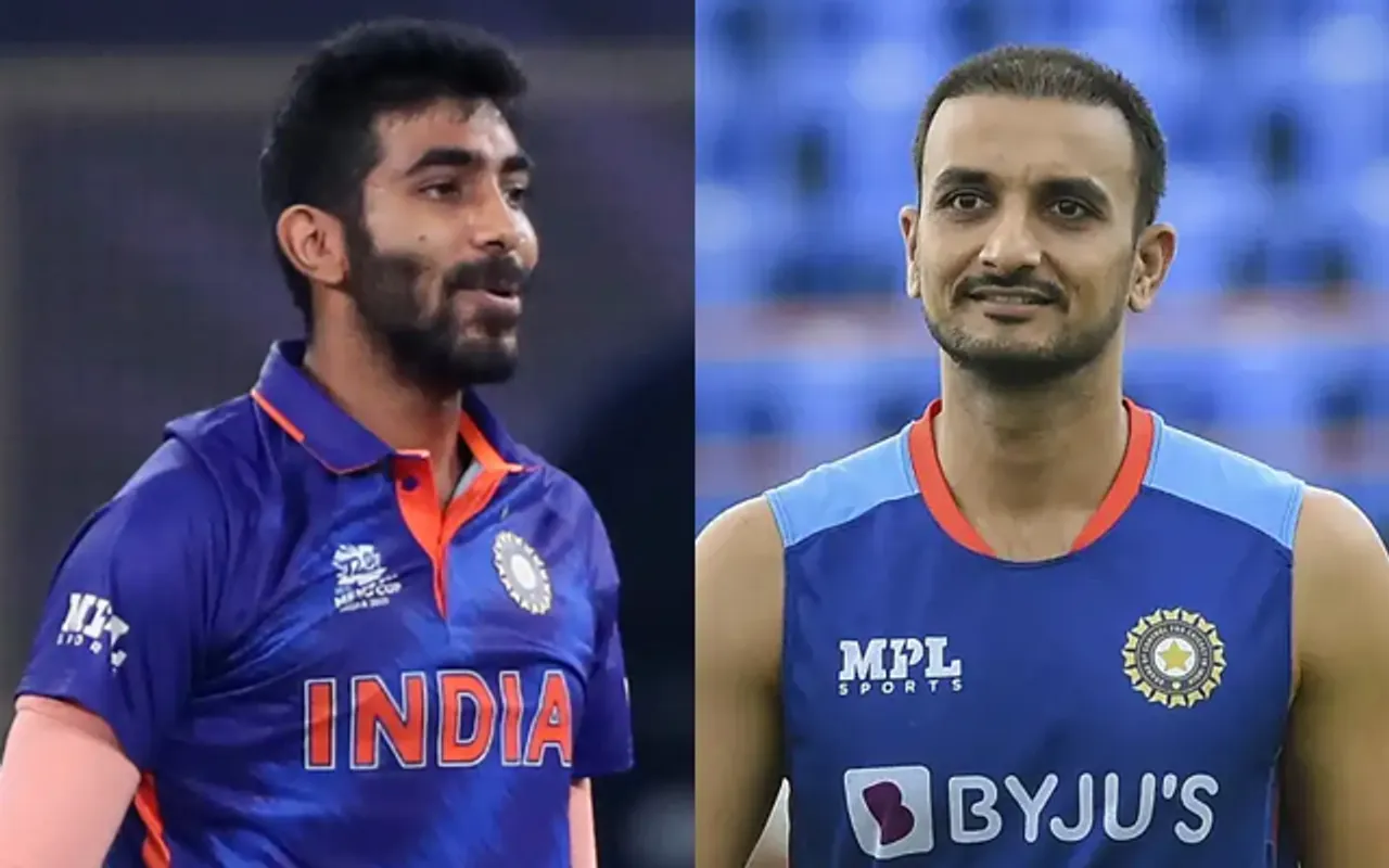Harshal Patel and Jasprit Bumrah