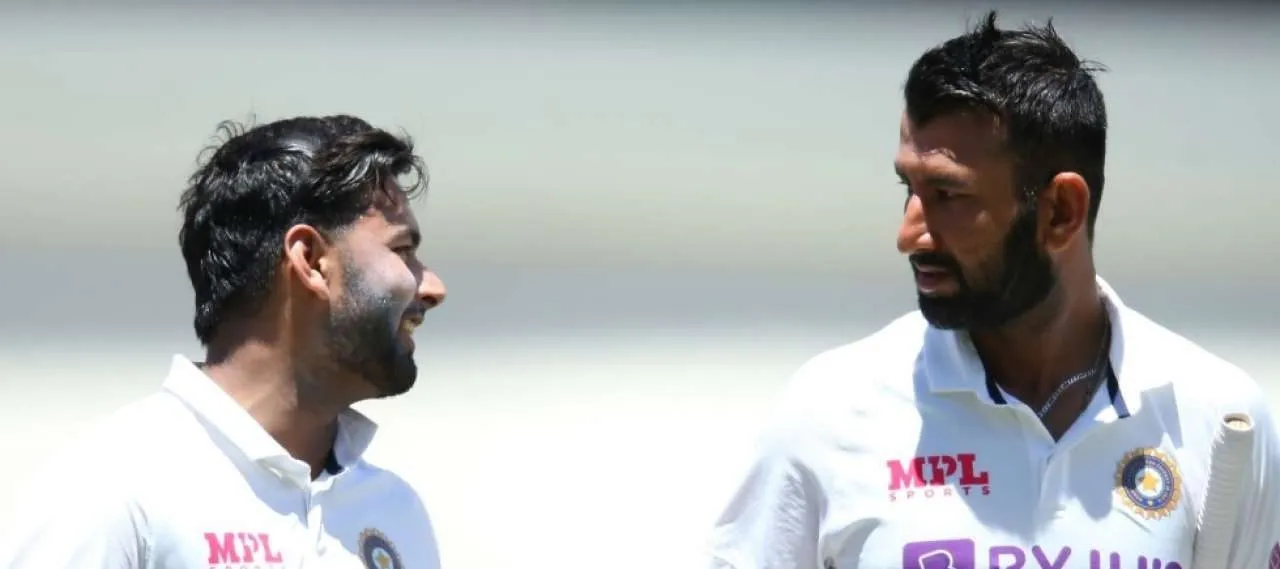 Rishabh Pant and Cheteshwar Pujara