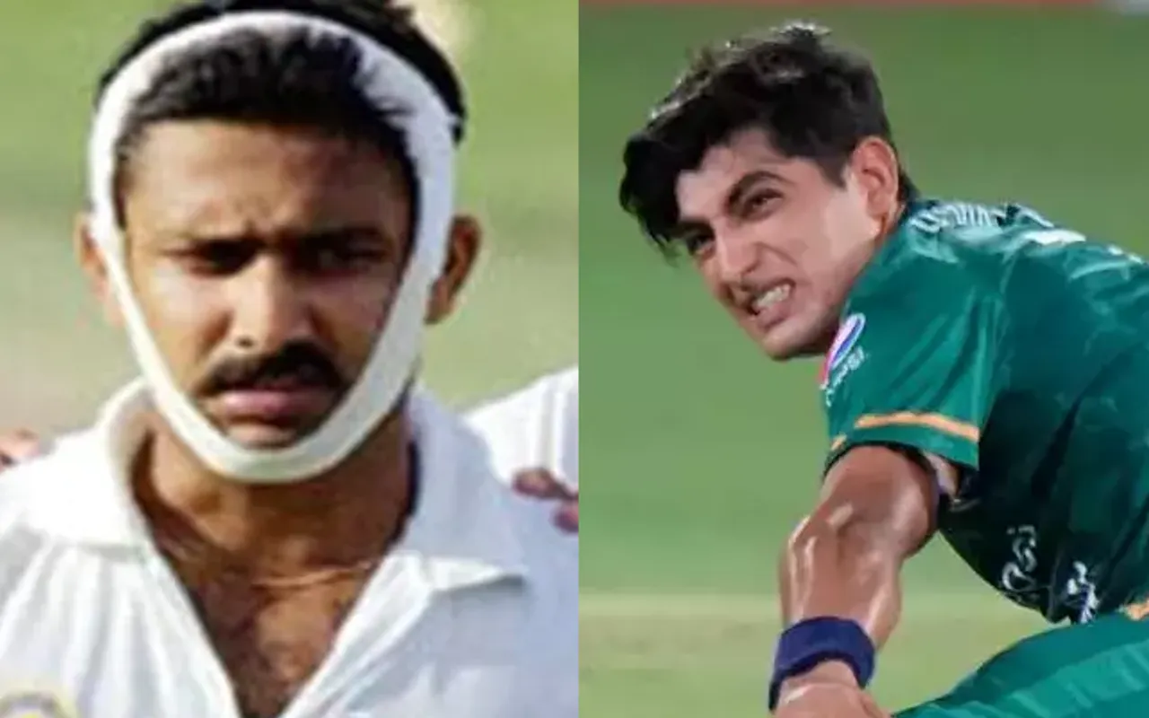 Anil Kumble, Naseem Shah