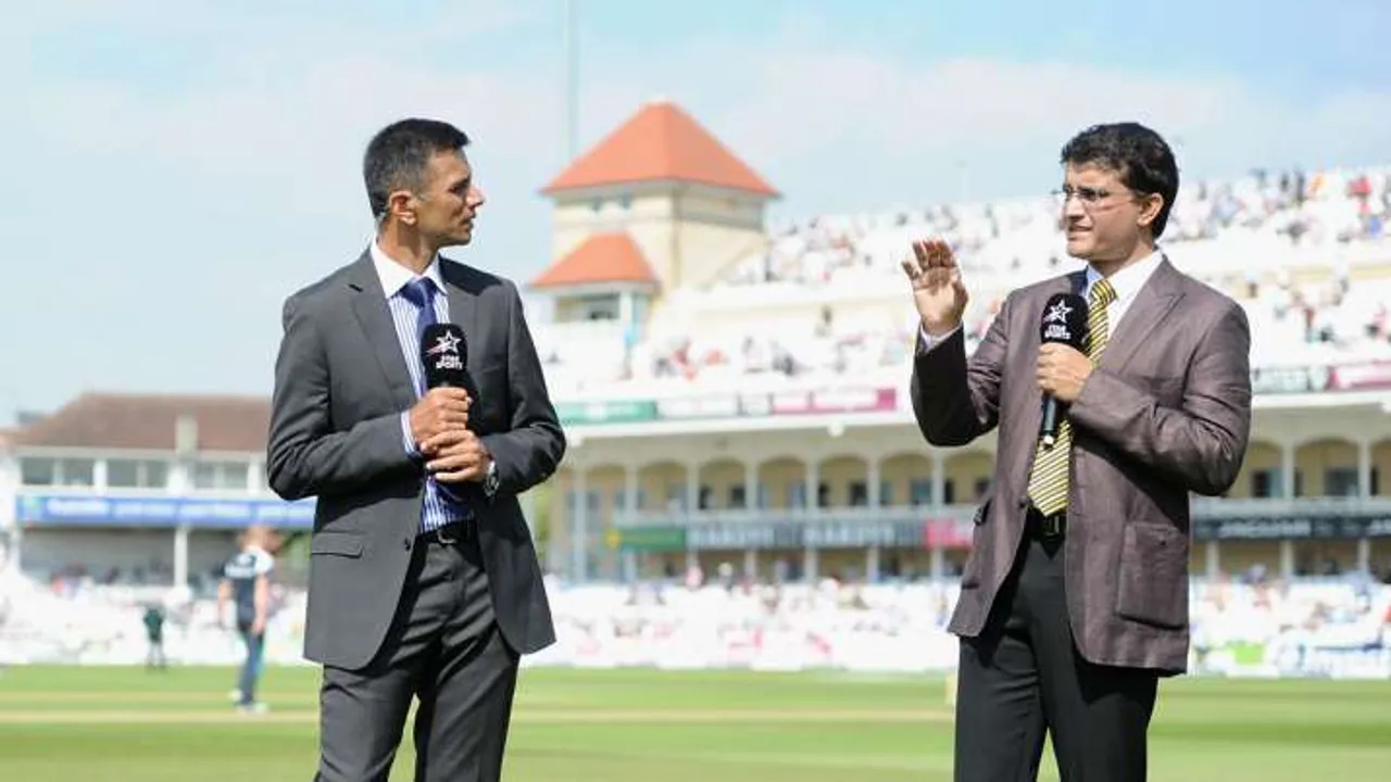 Sourav Ganguly and Rahul Dravid