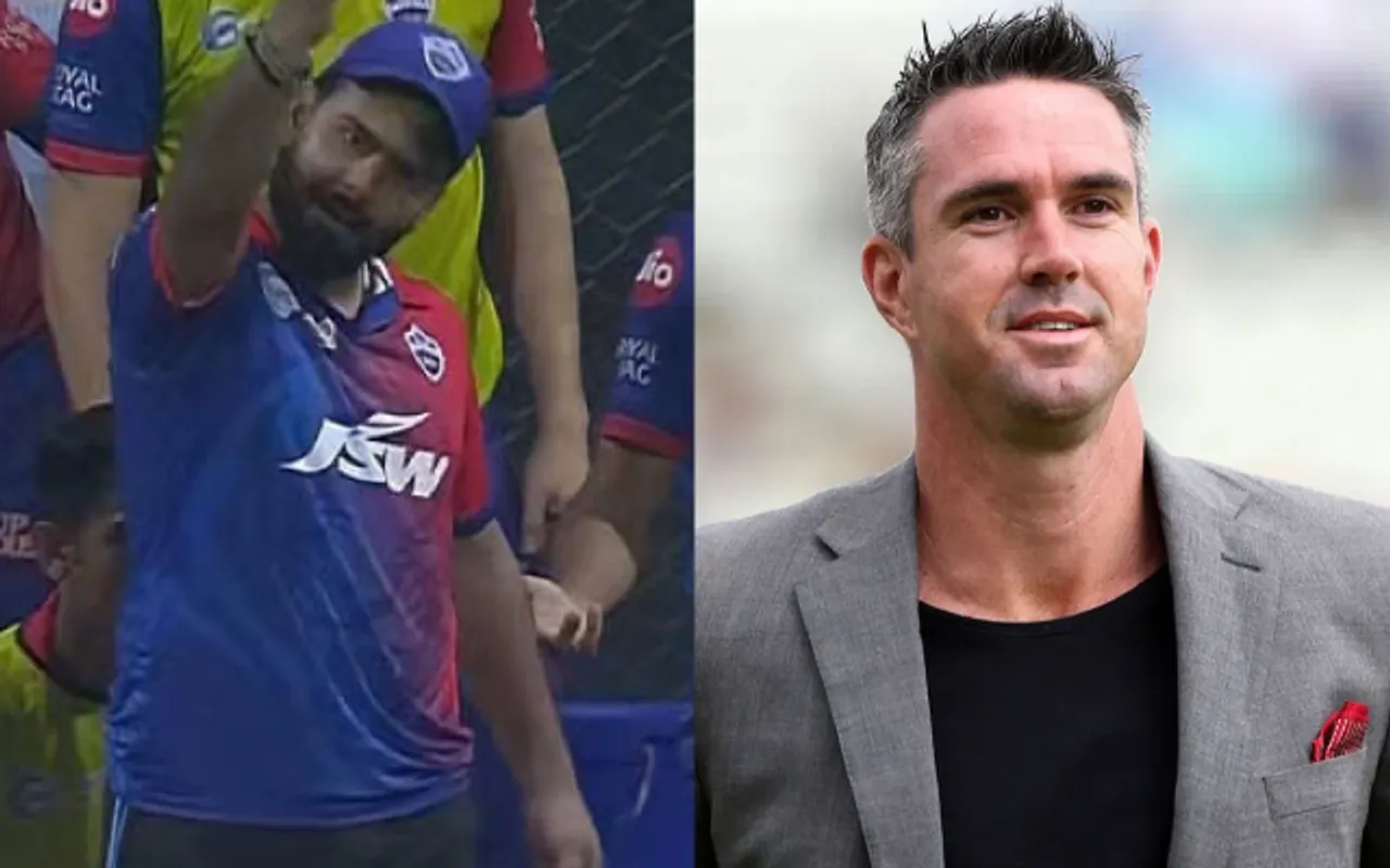 Rishabh Pant and Kevin Pietersen