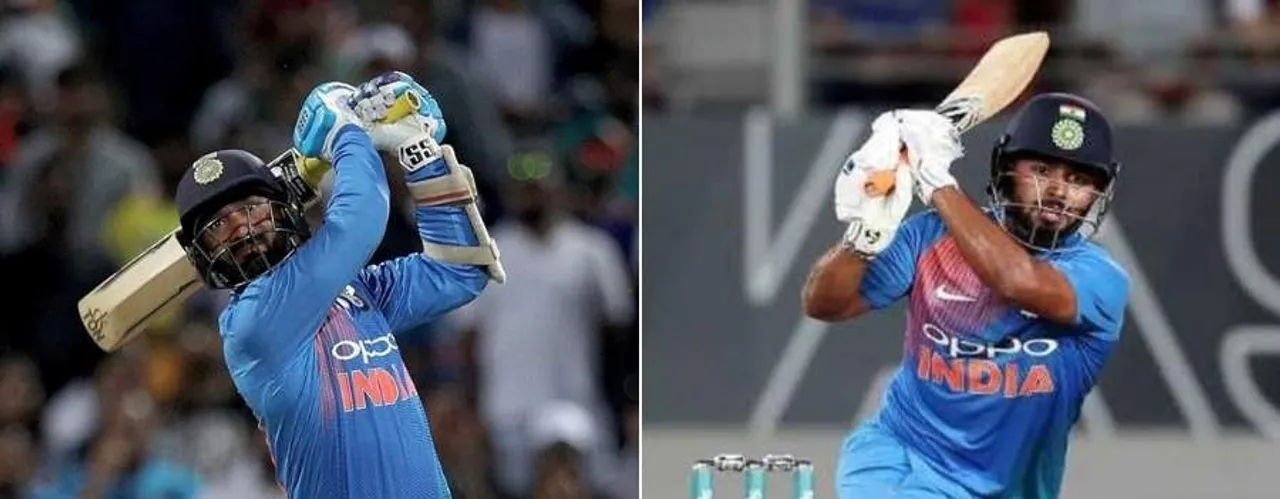 Rishabh Pant and Dinesh Karthik