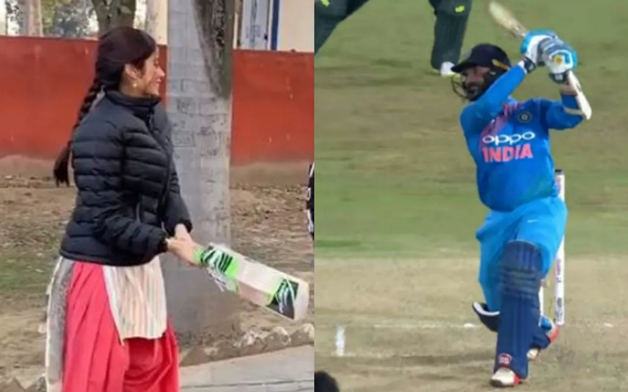 Janhvi Kapoor - Dinesh Karthik