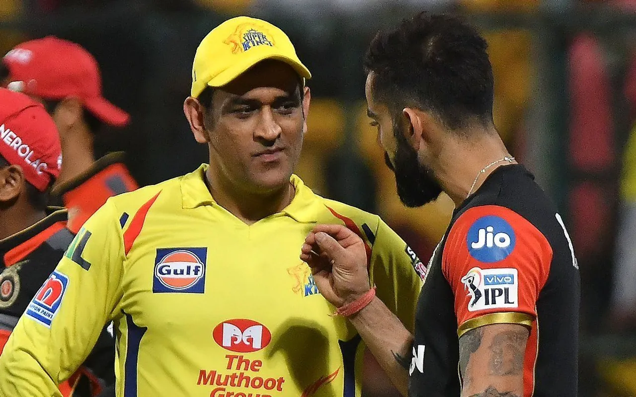 MS Dhoni and Virat Kohli in IPL