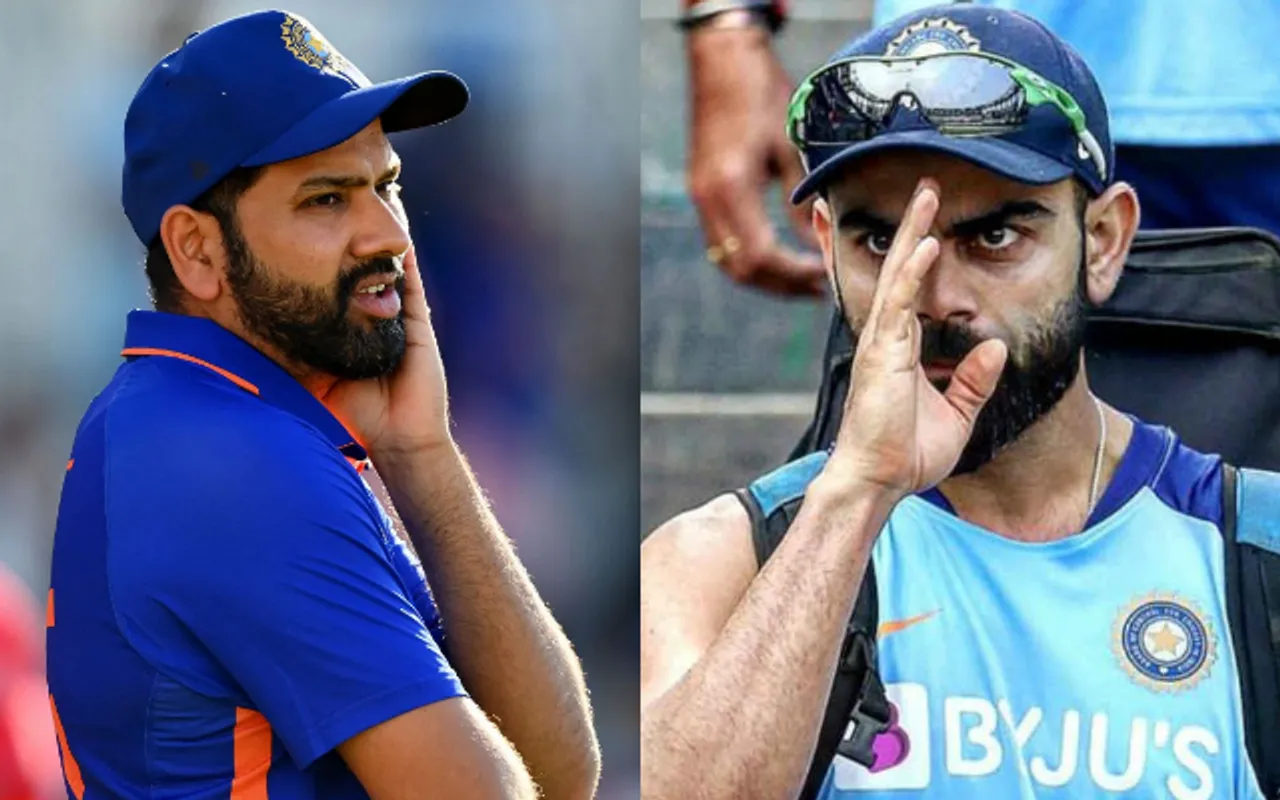 Rohit Sharma and Virat Kohli for India