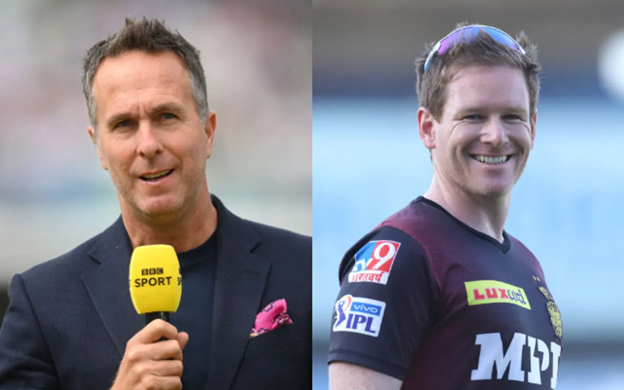 Michael Vaughan and Eoin Morgan
