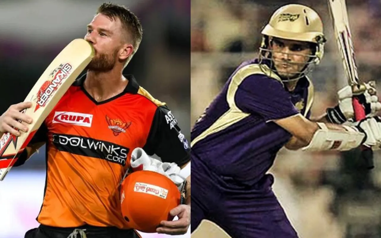 David Warner-Sourav Ganguly