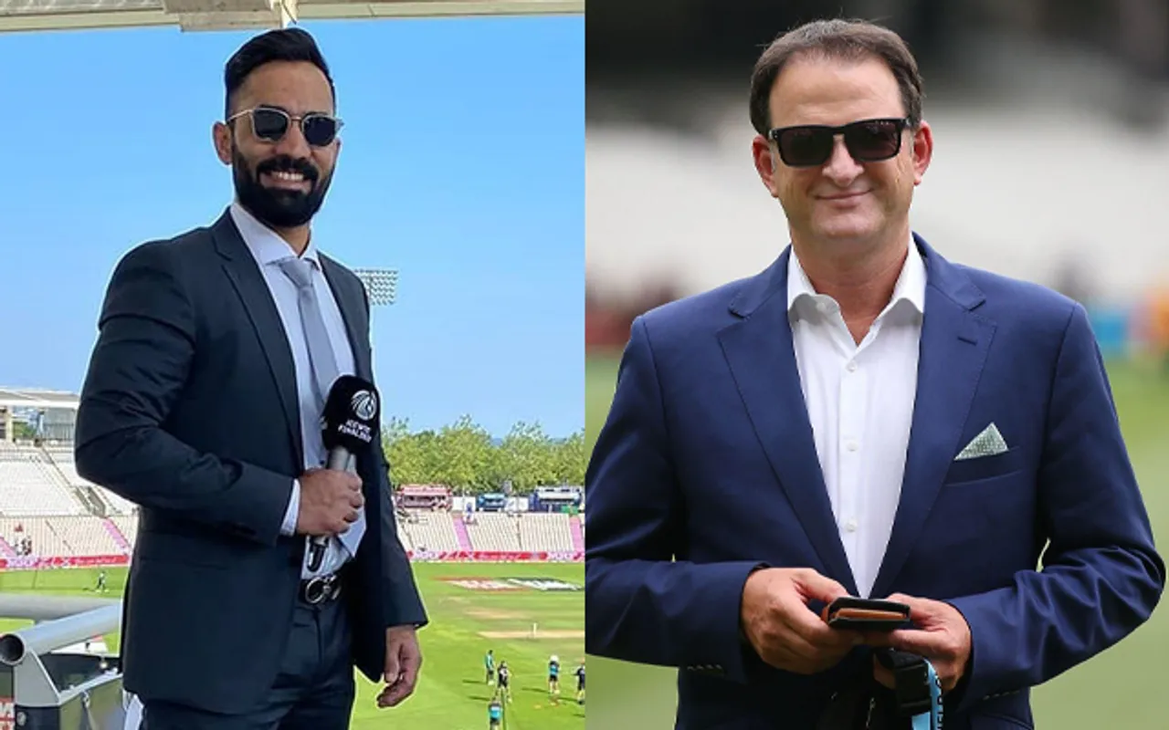 Dinesh Karthik and Mark Waugh involves in Banter battle