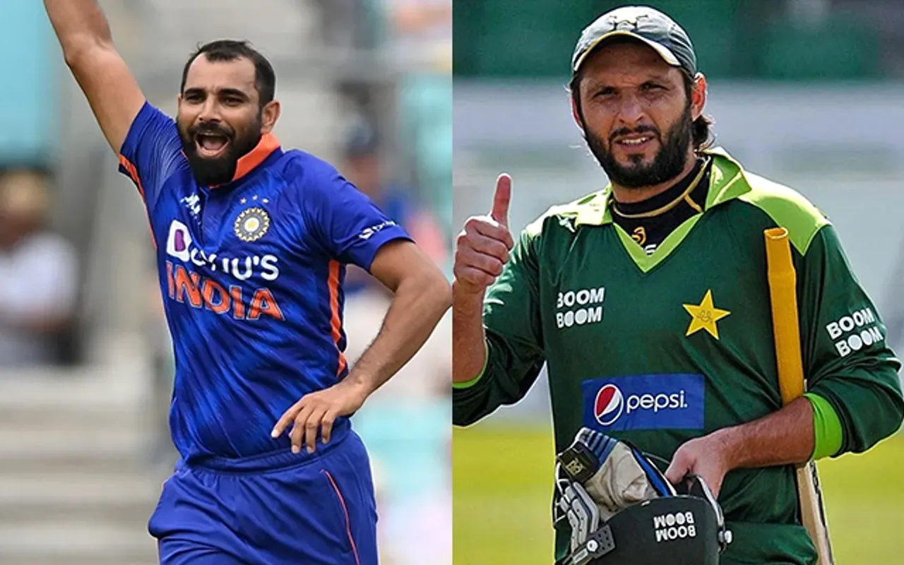 Mohammed Shami, Shahid Afridi