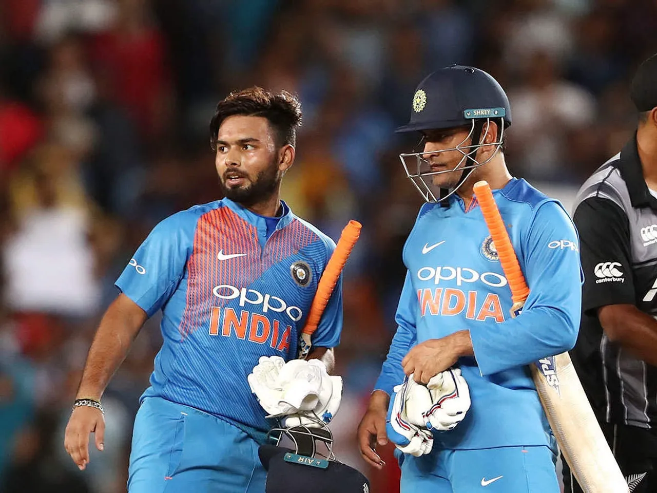 MS Dhoni an Rishab Pant