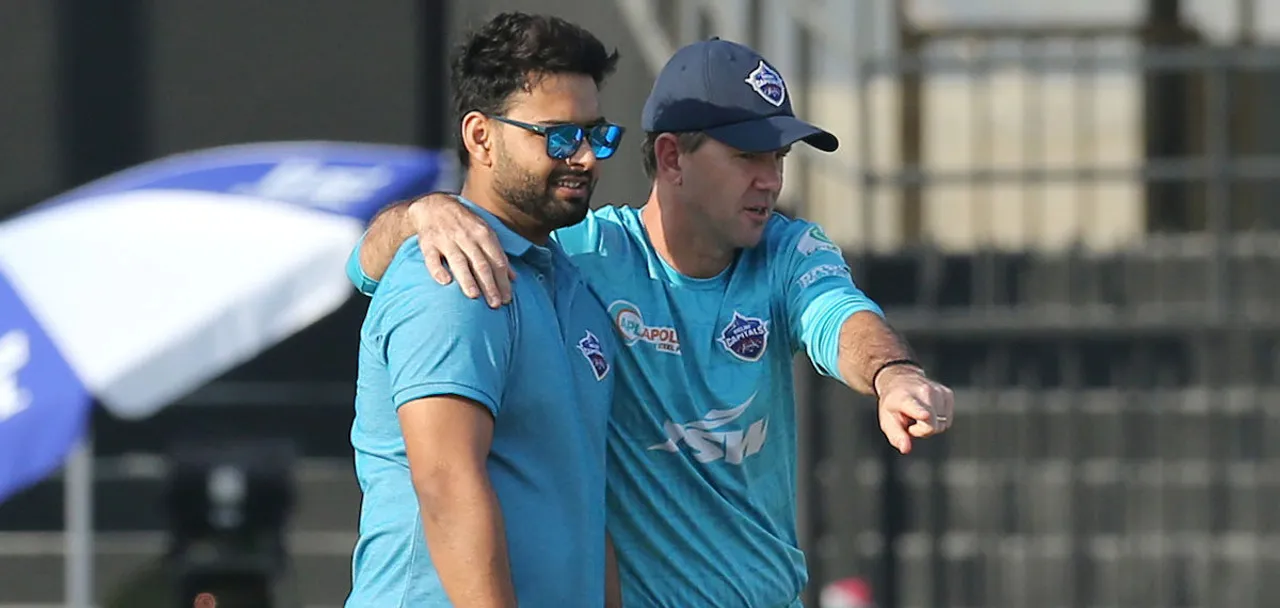 Rishabh Pant and Ricky Ponting