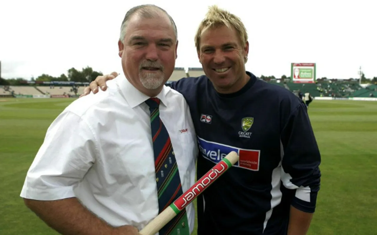 Mike Gatting Shane Warne