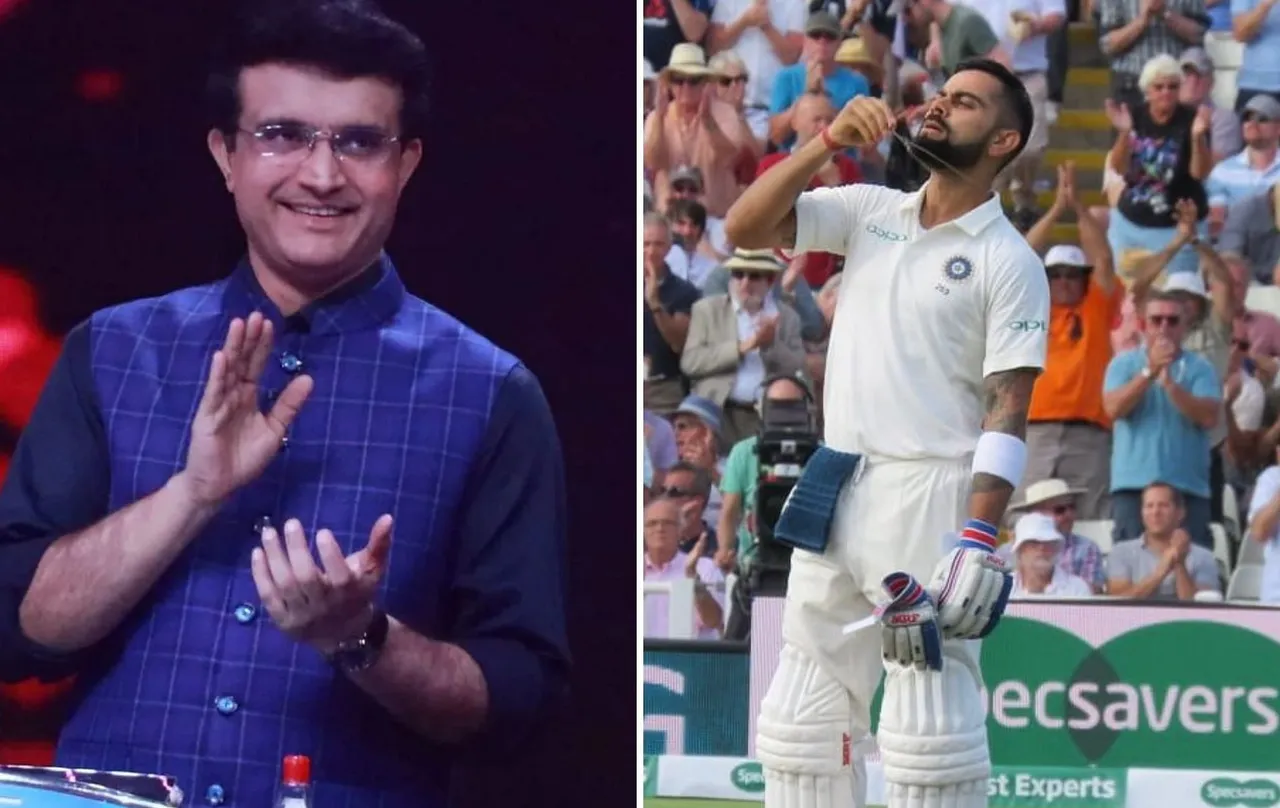 Sourav Ganguly Virat Kohli