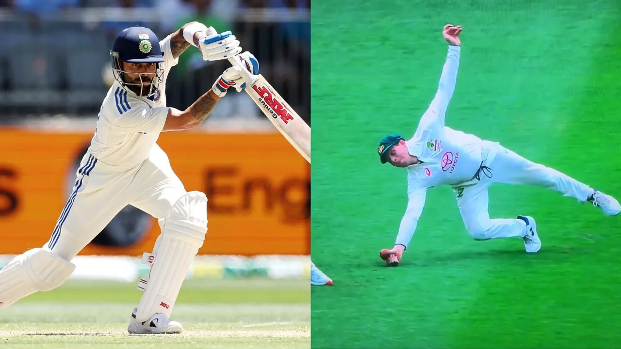 Steve Smith reacts on his controversial Virat Kohli catch