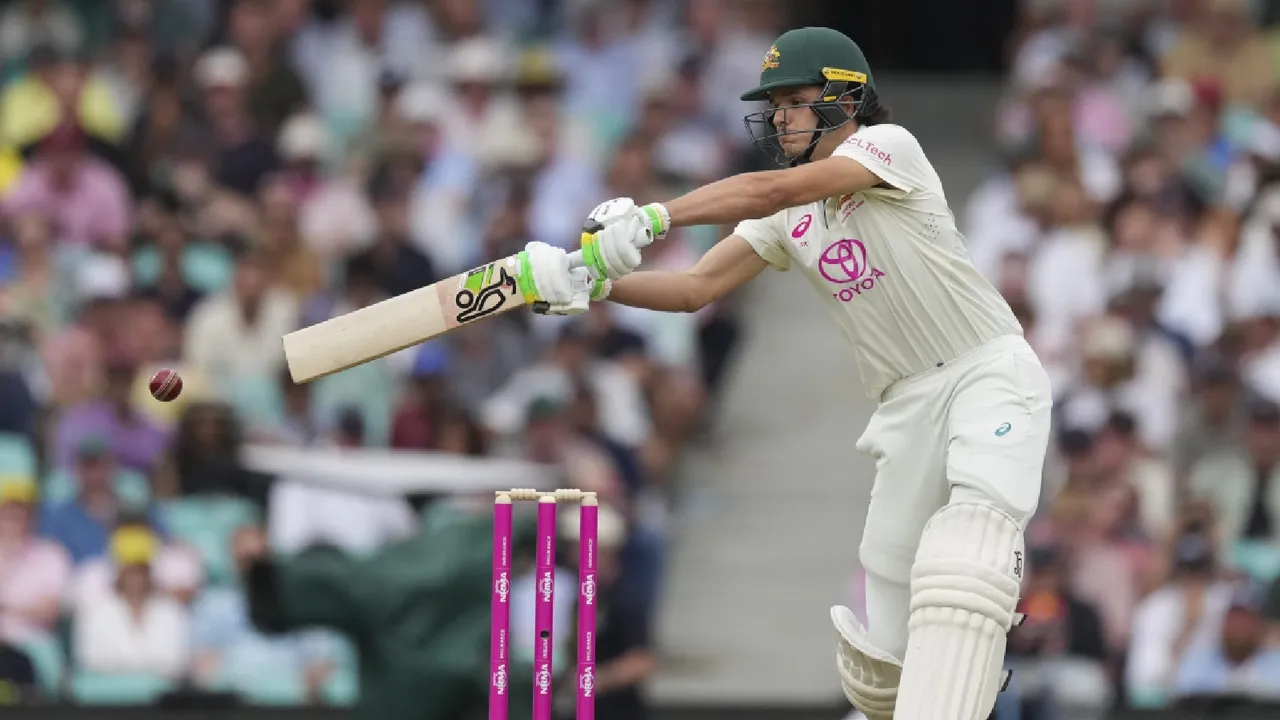 Yashasvi Jaiswal sledges Sam Konstas