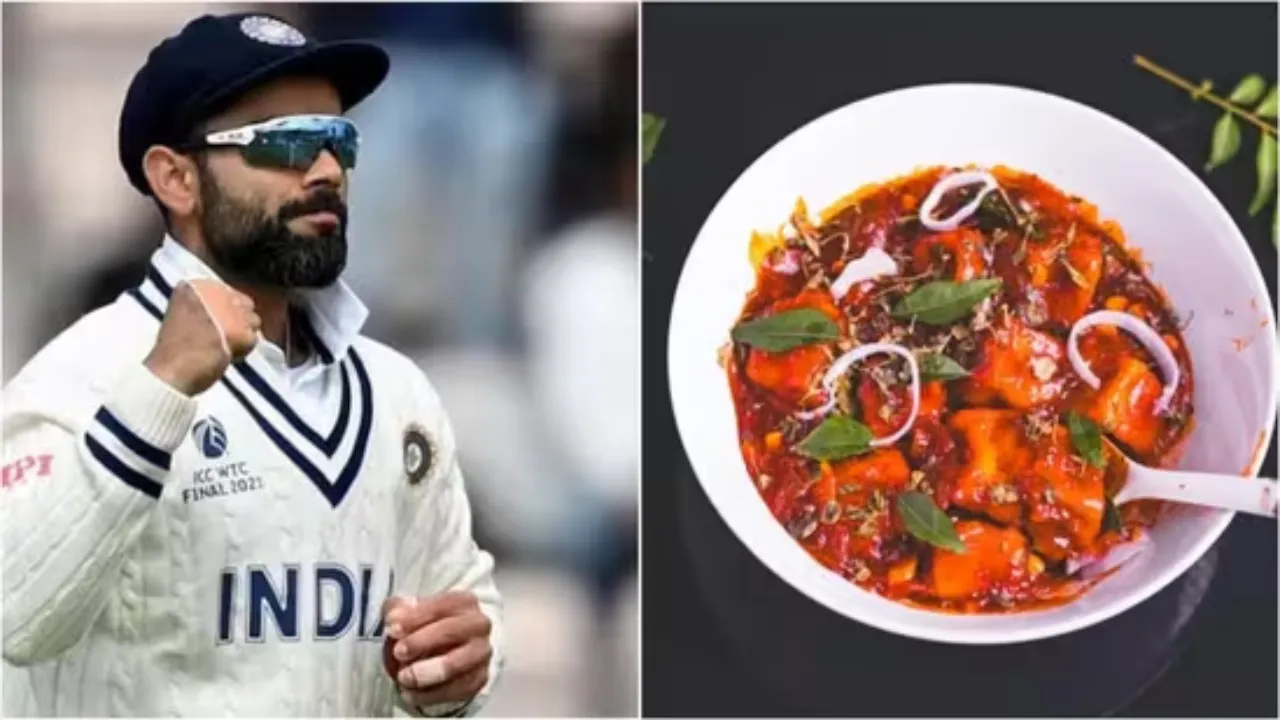 Virat Kohli requests chilli paneer on Day 1