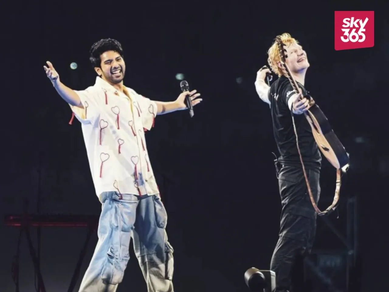 Ed Sheeran and Armaan Malik