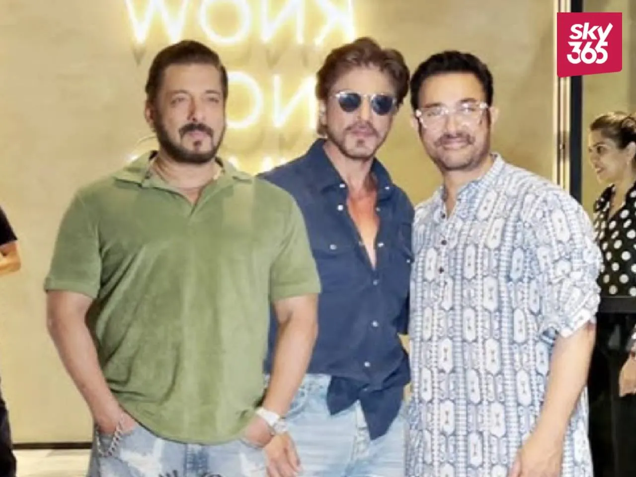 Shah Rukh Khan, Aamir Khan, and Salman Khan