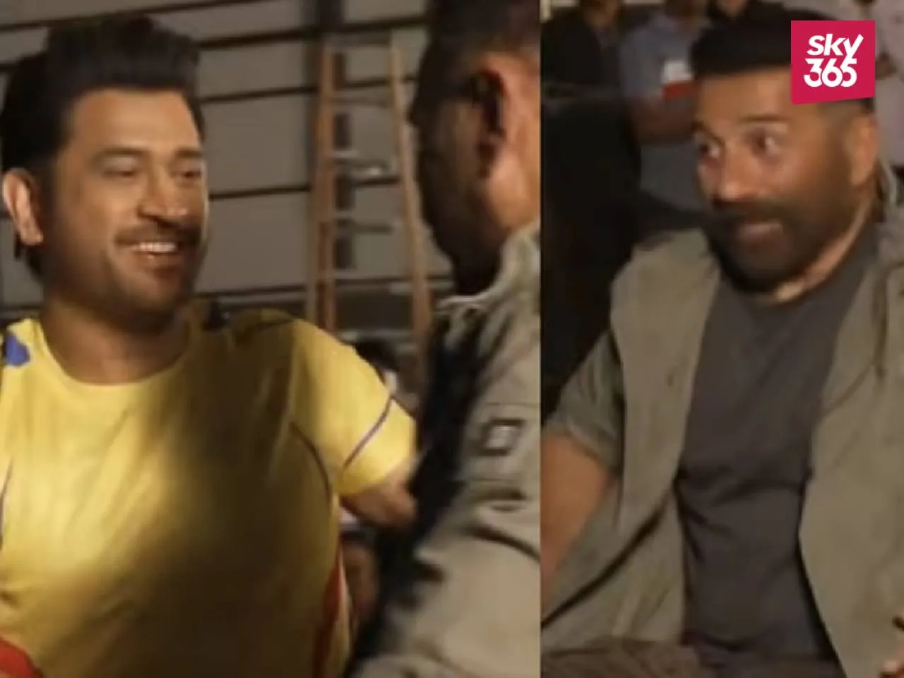 MS Dhoni and Sunny Deol Viral video