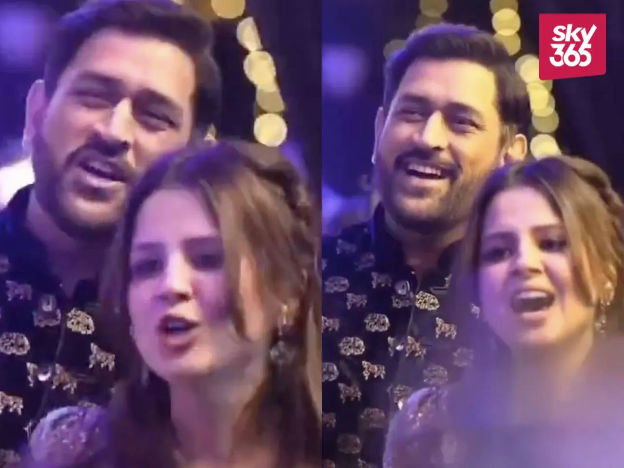 MS Dhoni and Wife
