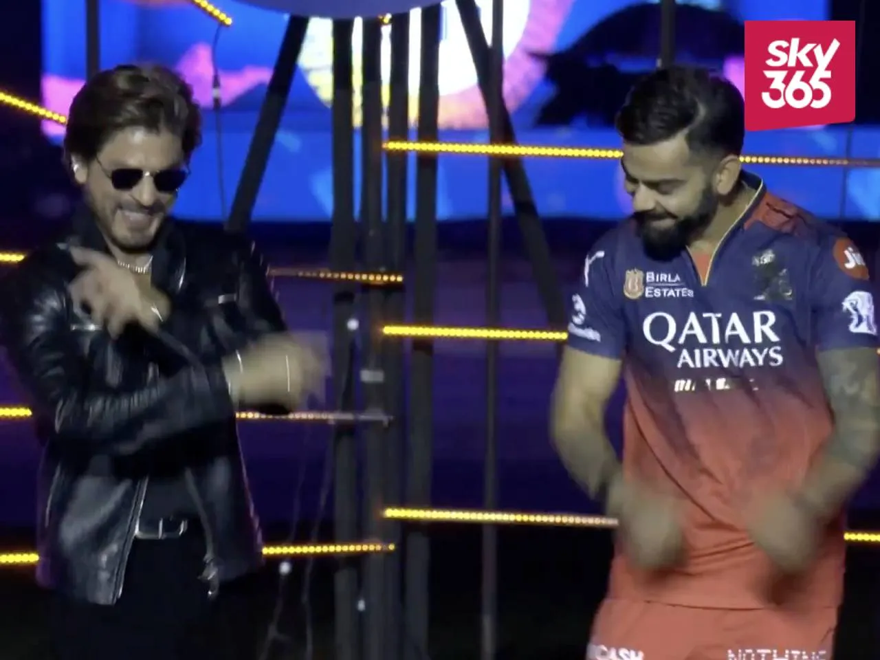 Virat Kohli and Shah Rukh Khan
