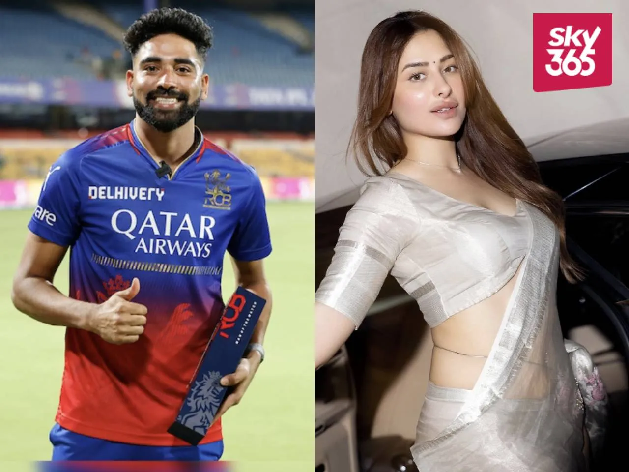 Mahira Sharma  Mohammed Siraj