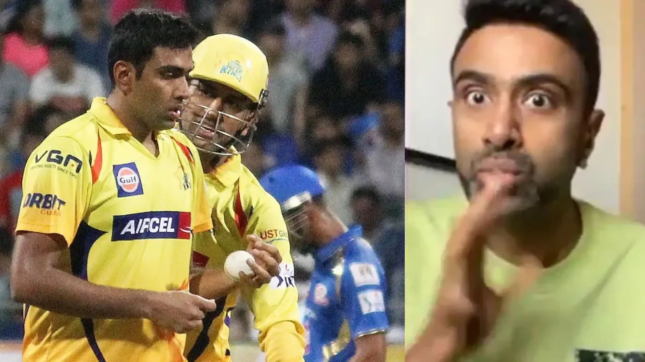 Ravi Ashwin shushes panelist who mentions CSK and MS Dhoni on his YouTube channel