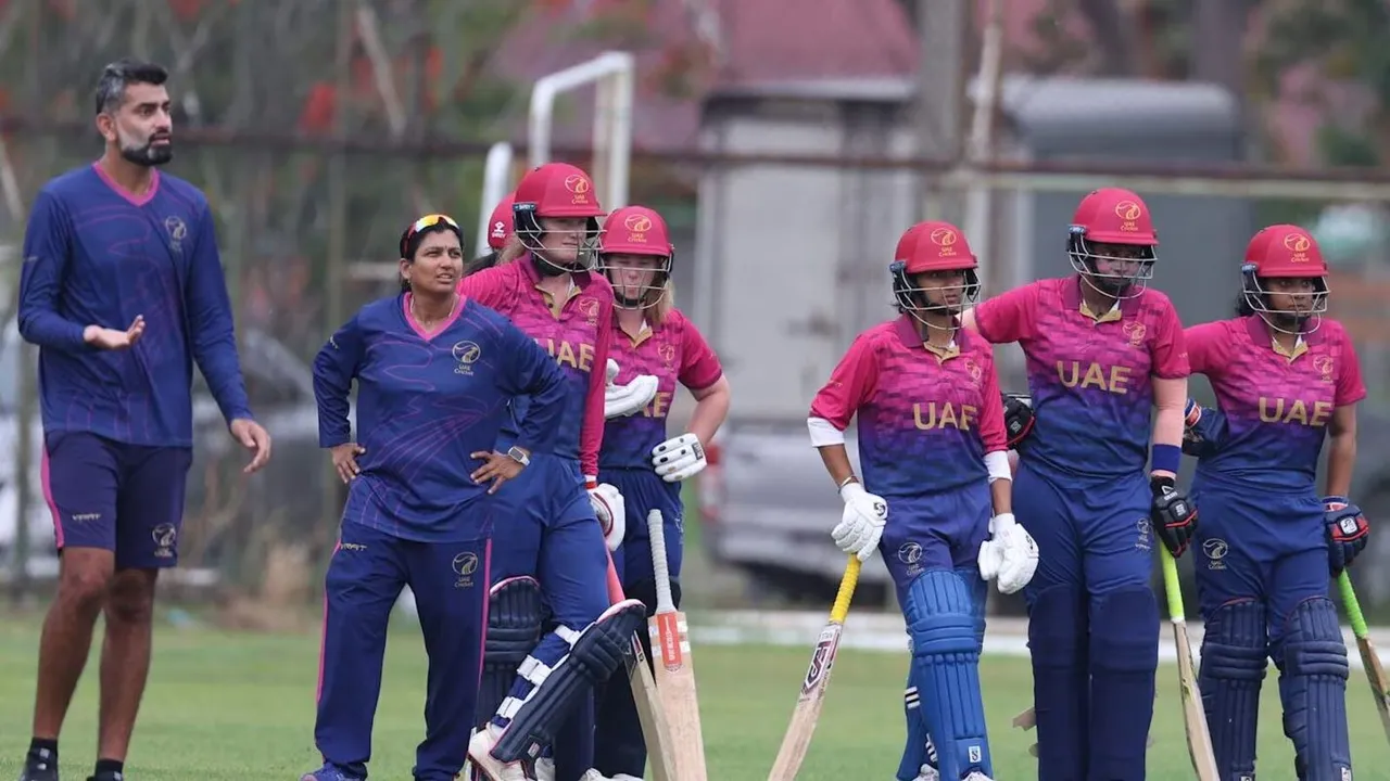 UAE Women's team collapsed from 192/0 after 16 overs to 192 all out after 16 overs