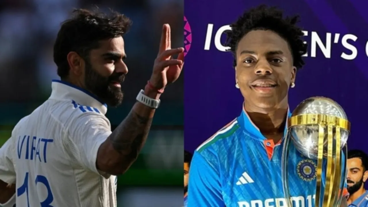 iShowSpeed reacts to Virat Kohli announces retirement from Test cricket