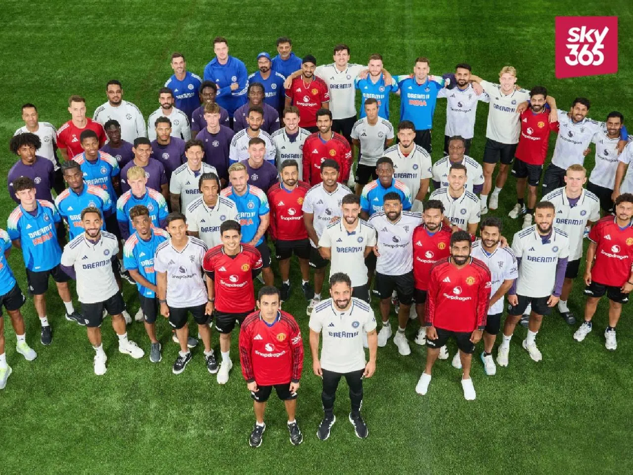 Team India Meets Manchester United
