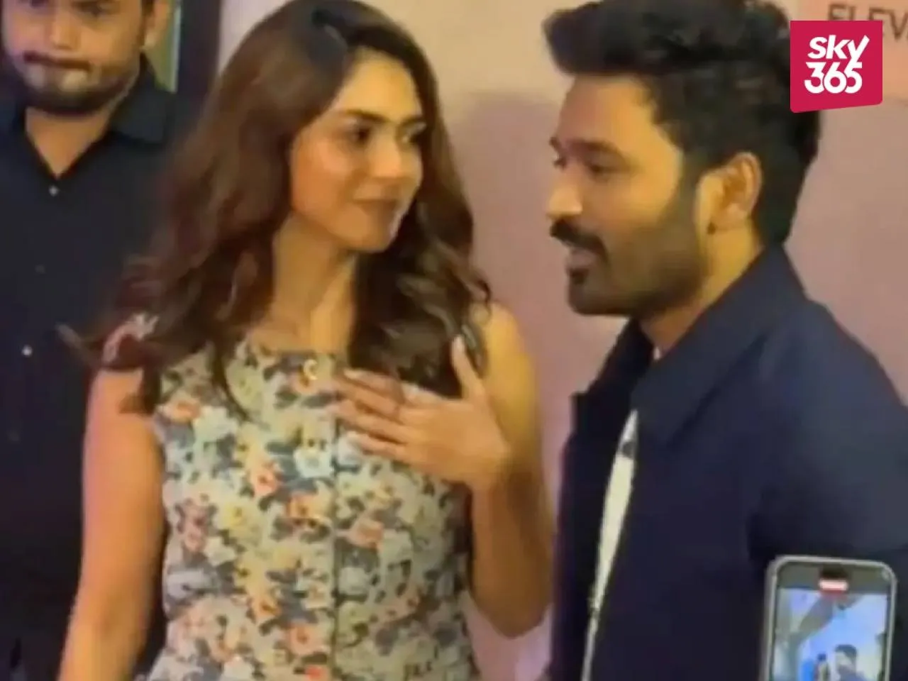 Mrunal Thakur and Dhanush