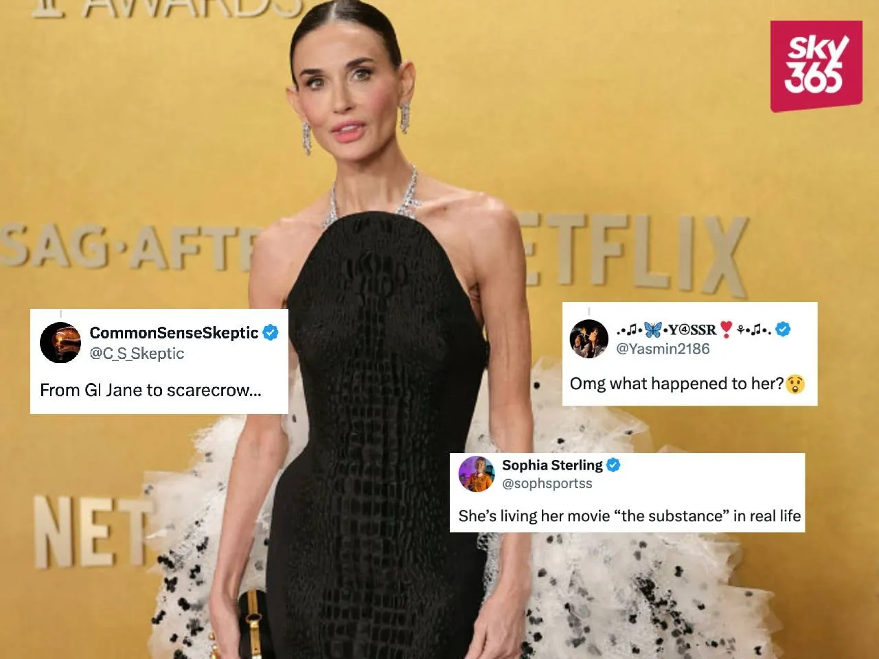 Demi Moore at the 2026 Actor Awards