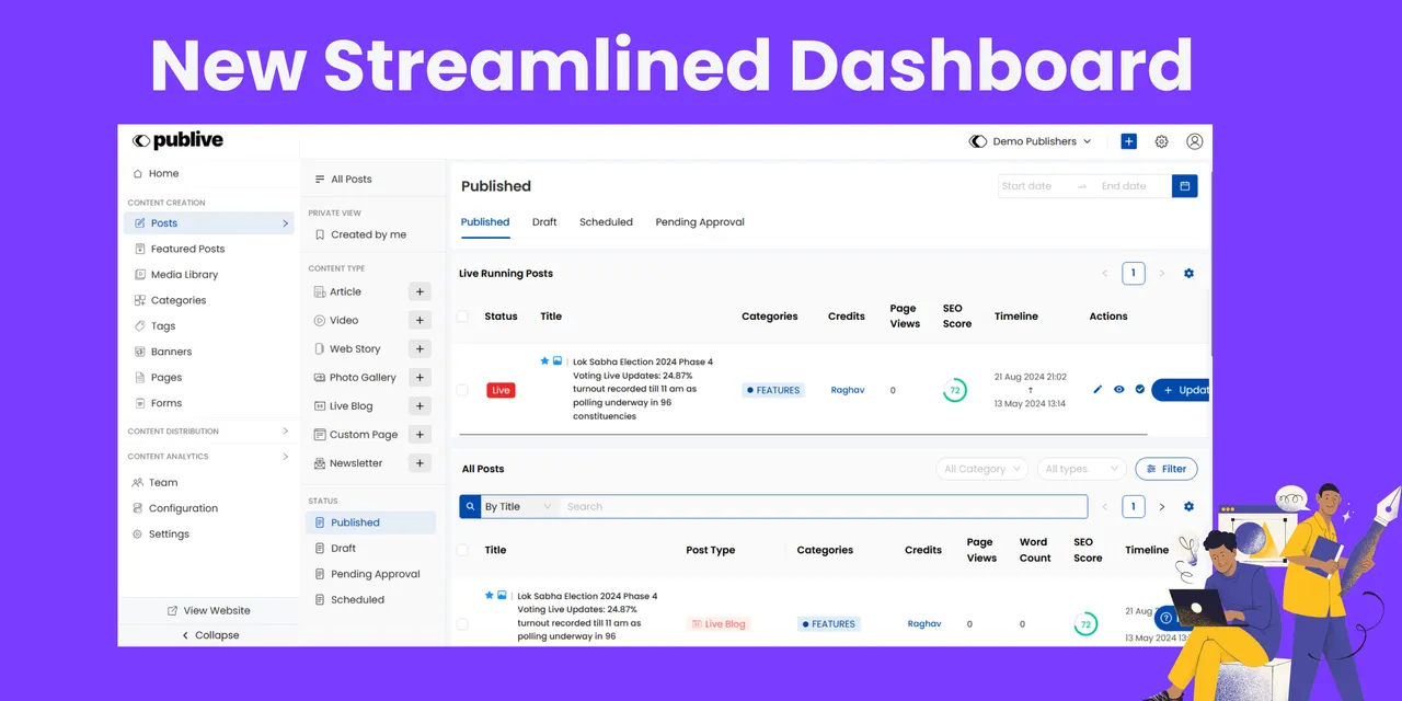 Dashboard UI