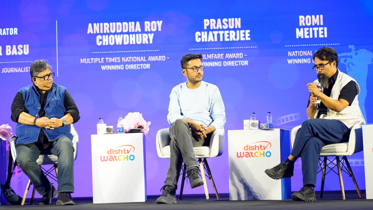 Aniruddha Roy Chowdhary Prasun Chatterjee Romi Meitie_Watcho Storytellers Conclave Kolkata 24 Nov