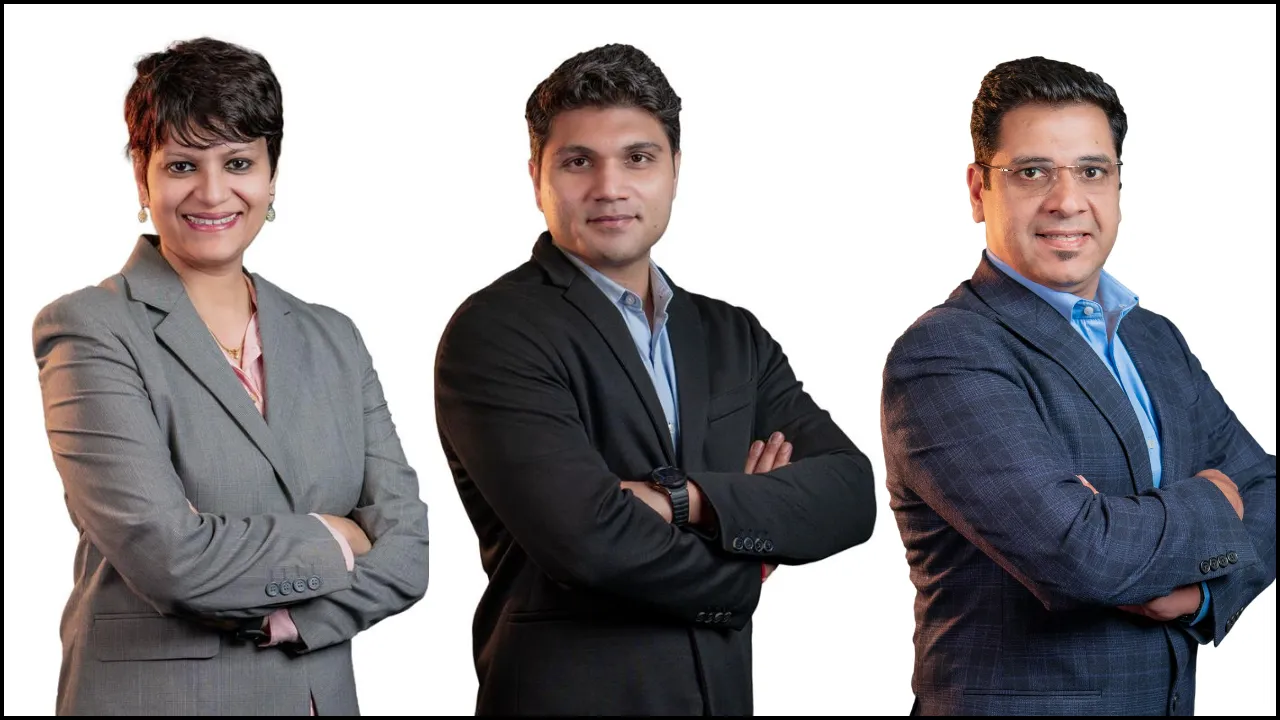 (L-R) Anupama Bhimrajka, Pranay Kale and Tanesh Arora