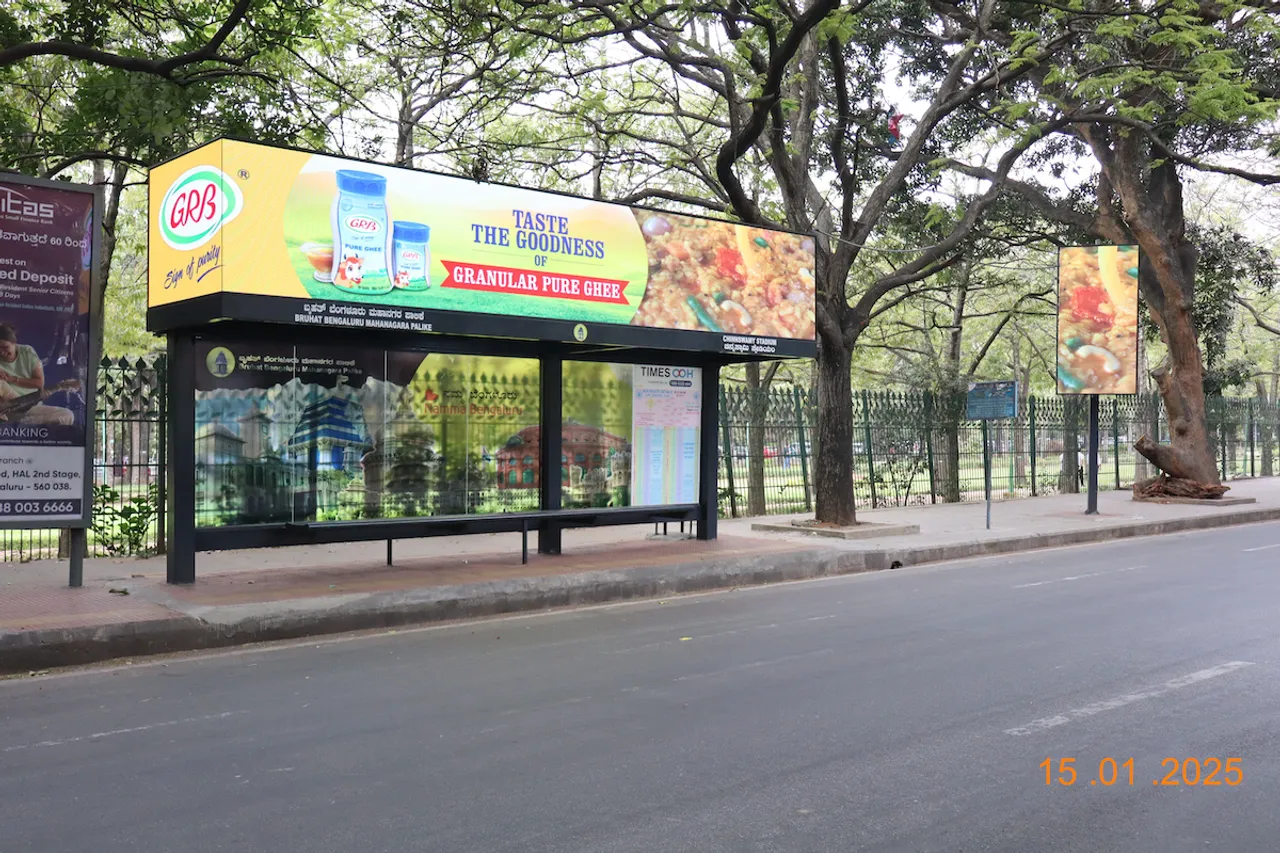 Times OOh bus shelter