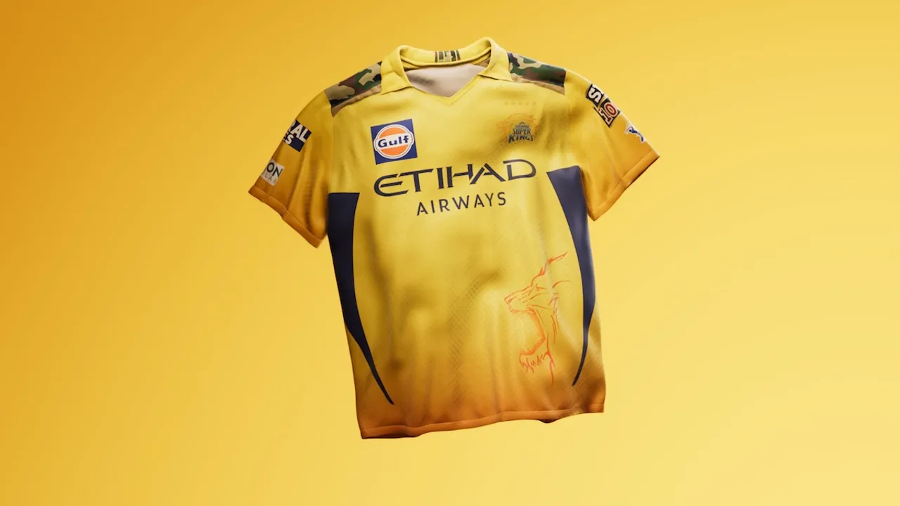Etihad Airways and Chennai Super Kings upgrade partnership to front of jersey LR