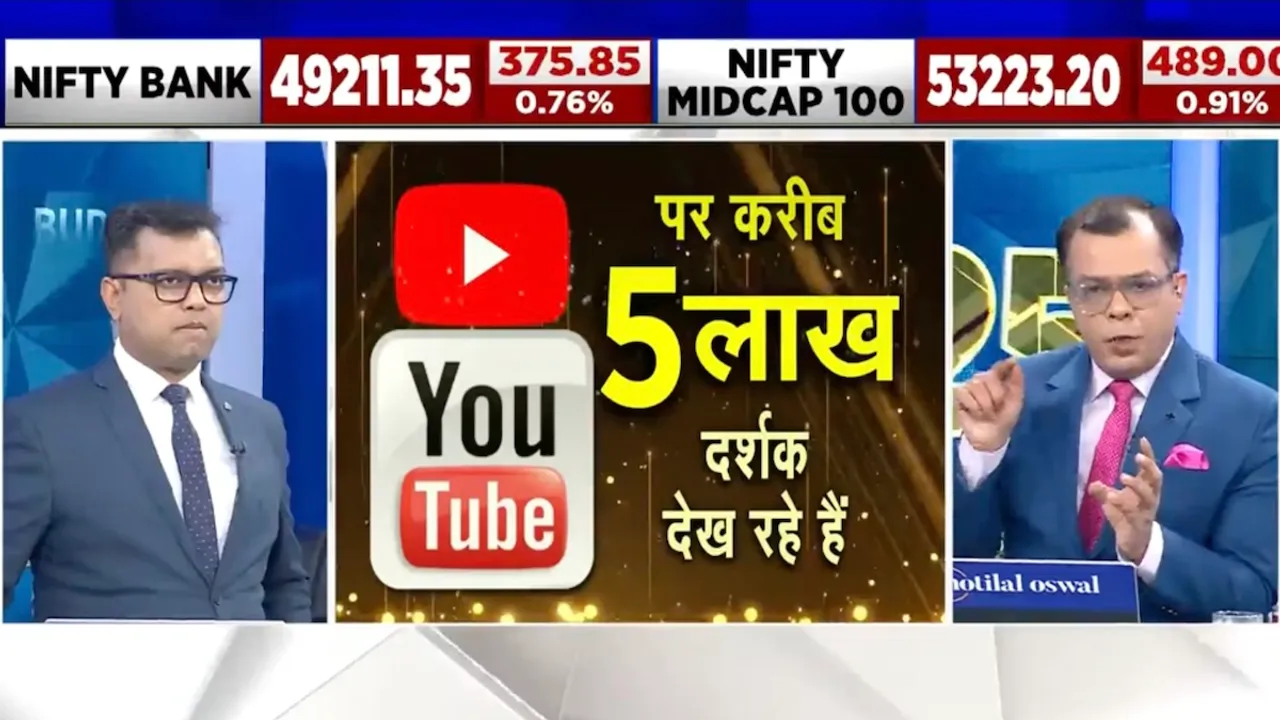 CNBC Awaaz Youtube Budget